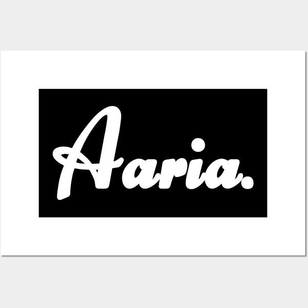 Name Aaria Wall Art by CanCreate